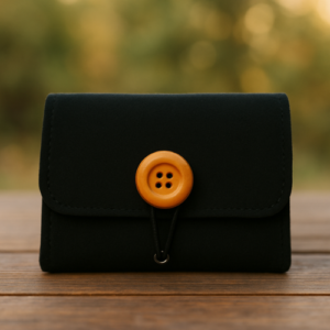 Fekete filc roll on tartó